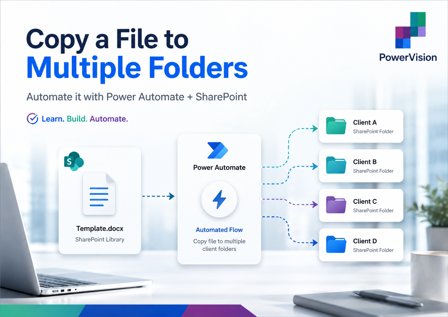 Copy a File to Multiple SharePoint Folders Using Power Automate