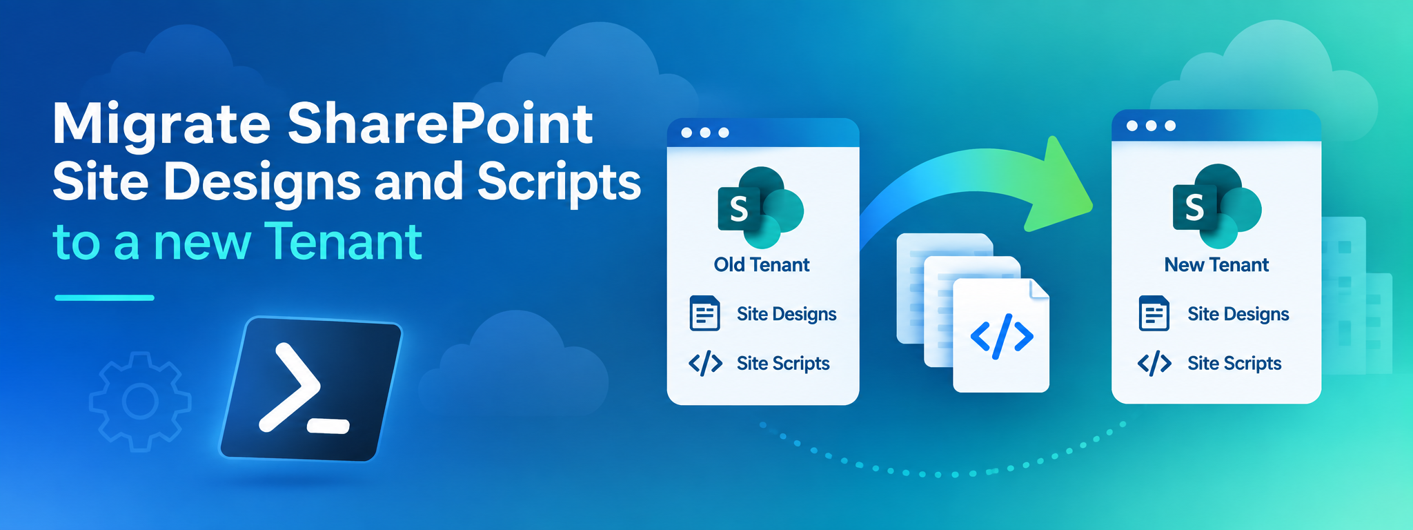 Migrate SharePoint Site Designs and Scripts to a new Tenant